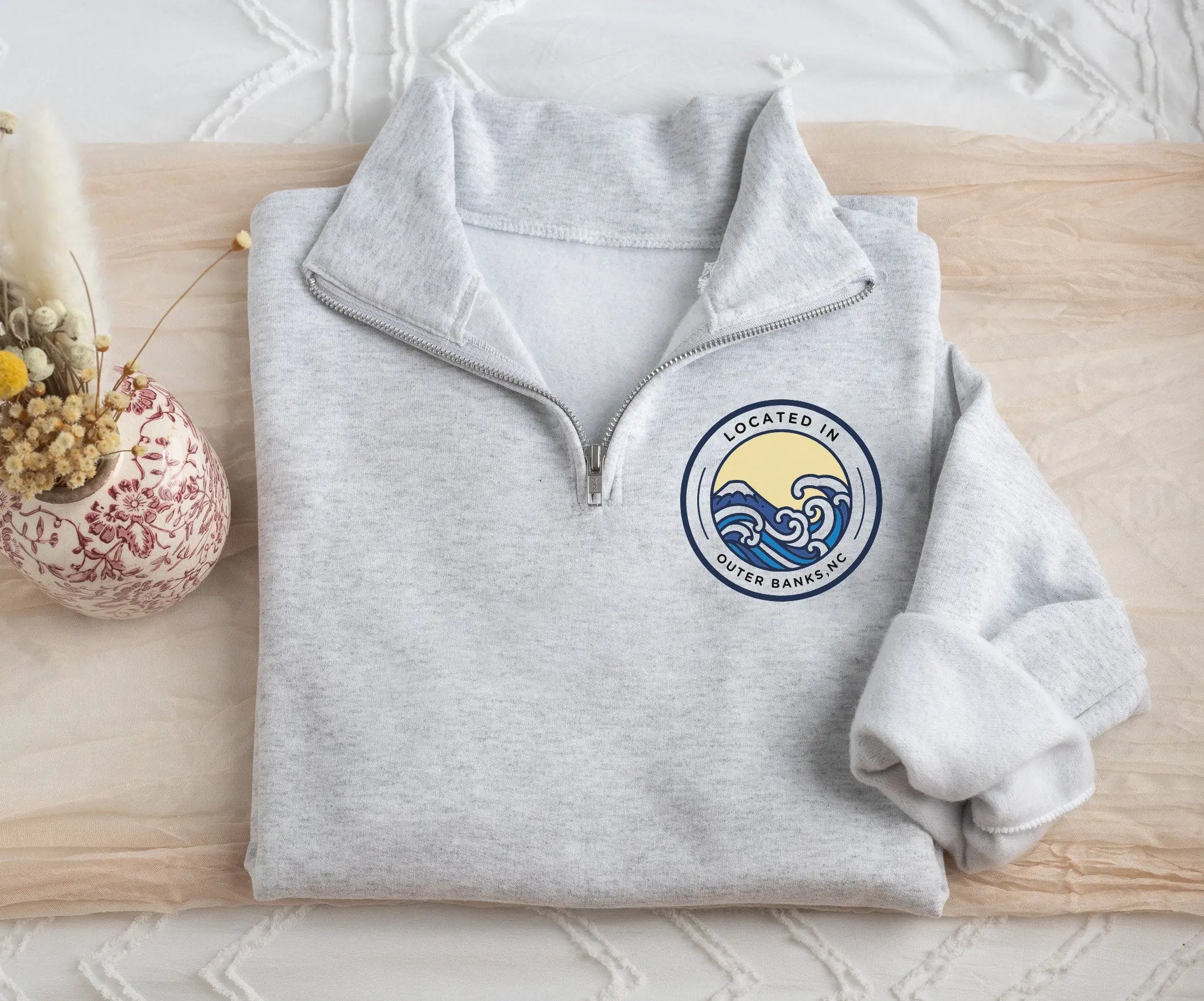 AP STUDIO PRINT SWEAT PULLOVER グレー AP STUDIO スウェット PRINT SWEAT PULLOVER