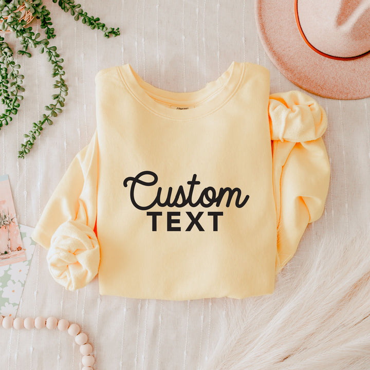 Custom Comfort Colors Crewneck Sweatshirt 1466