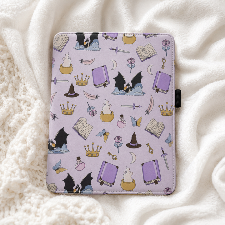 Romantasy Dragon Kindle Case with Stand & Hand Strap