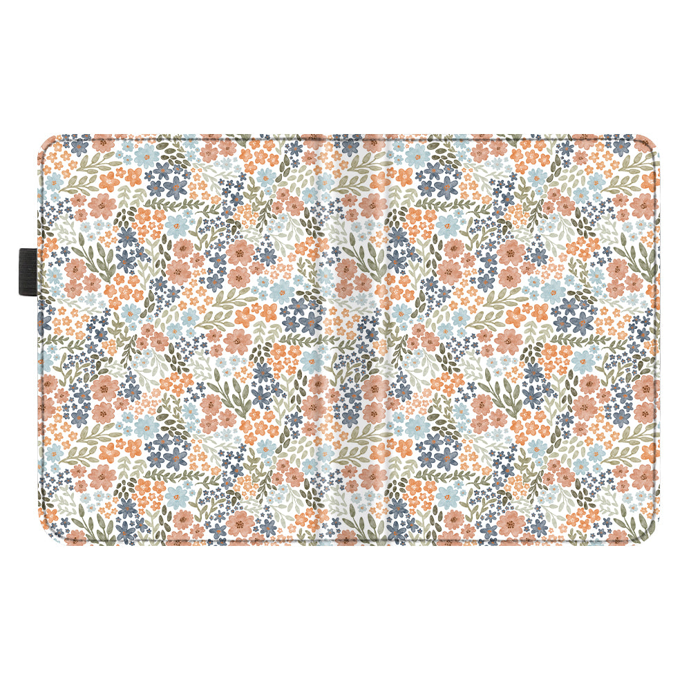Watercolor Floral Kindle Case with Stand & Hand Strap