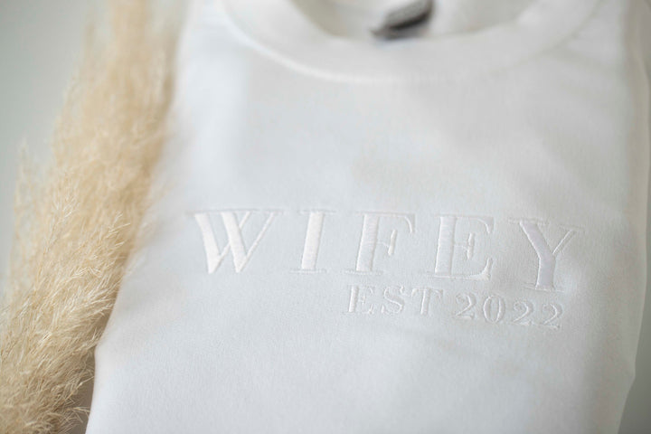 Embroidered Custom Sweatshirt, Personalized Embroidered Sweatshirt, Personalized Gifts, Custom Valentine's Day Gifts, Gifts for CTC250C X