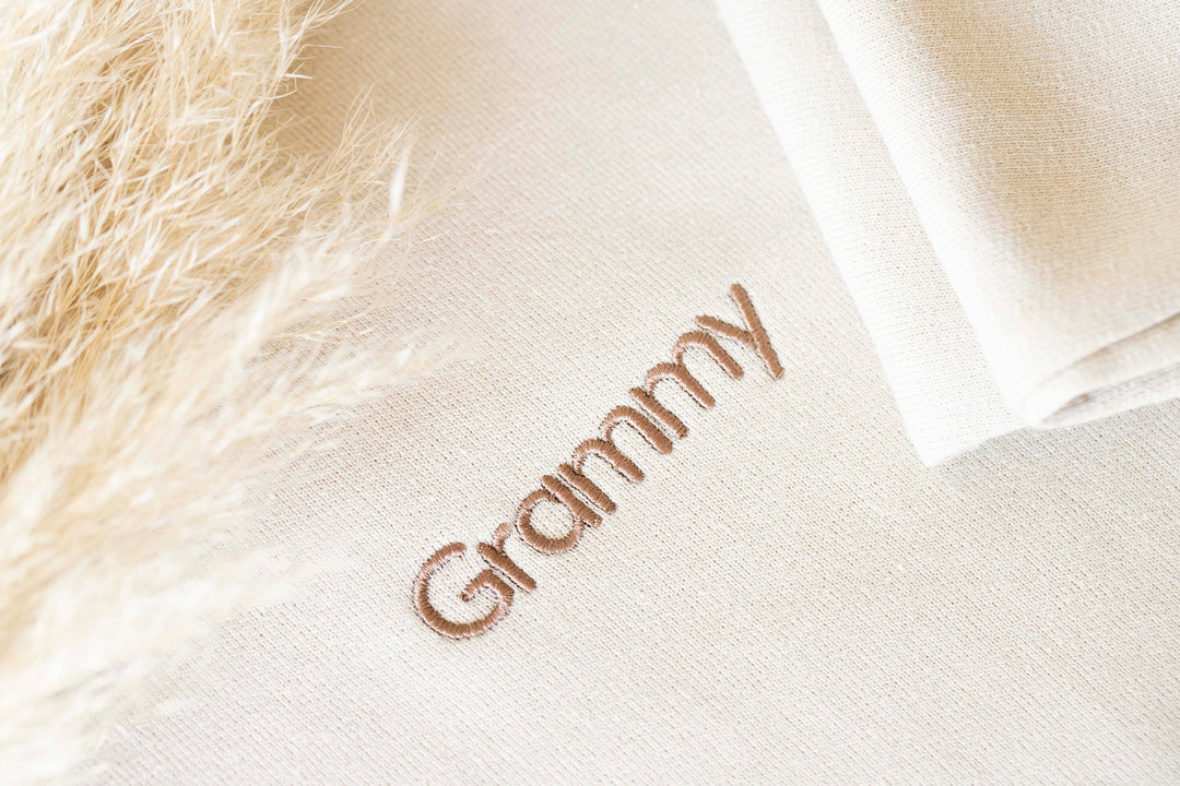 Custom Embroidered Sweatshirt for Mother's Day, Embroidered Mom Sweatshirt with Kids Names, Sleeve Kids Names, Personalized PRP97C X