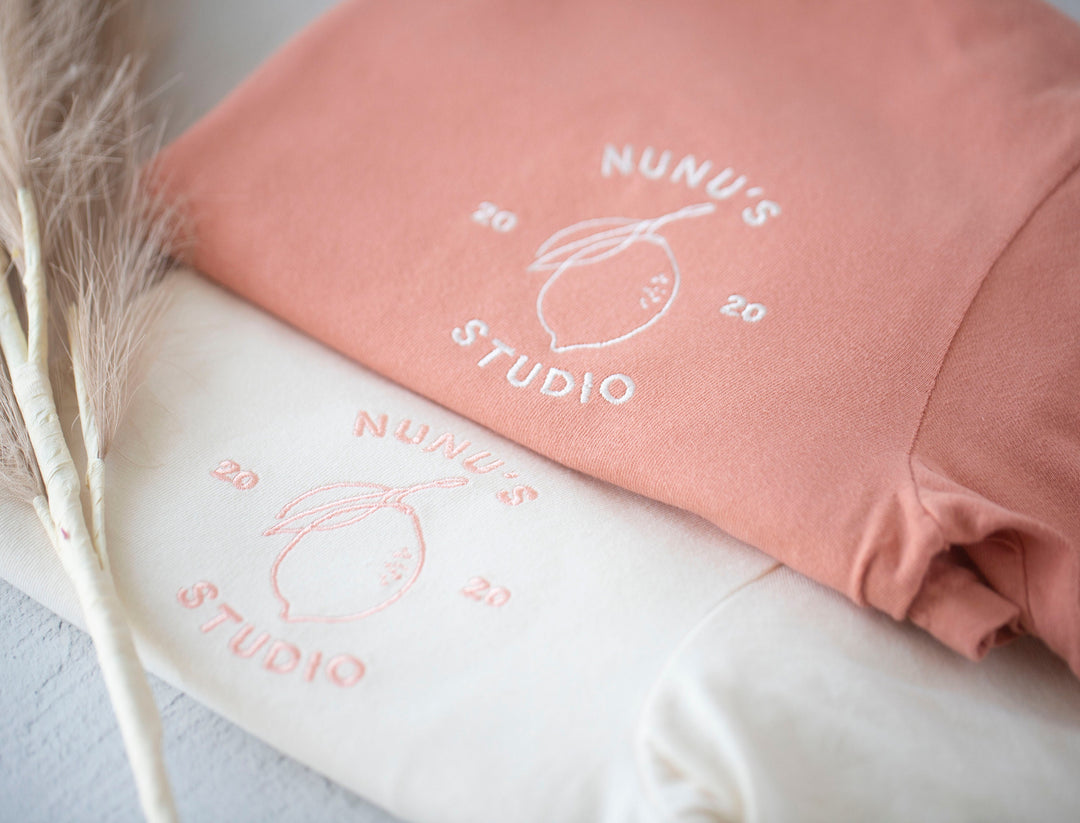 Custom Logo Embroidered Comfort Colors T-shirt, Custom Logo Embroidered Tee, Embroidered Tee, Custom Embroidered T Shirt, Business Logo, 97