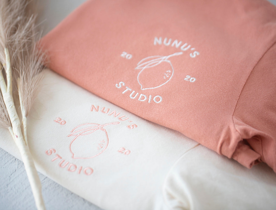 Custom Logo Embroidered Comfort Colors T shirt, Custom Embroidered T-shirt, Embroidered Tee, Custom Embroidered T Shirt, Business Logo, 97
