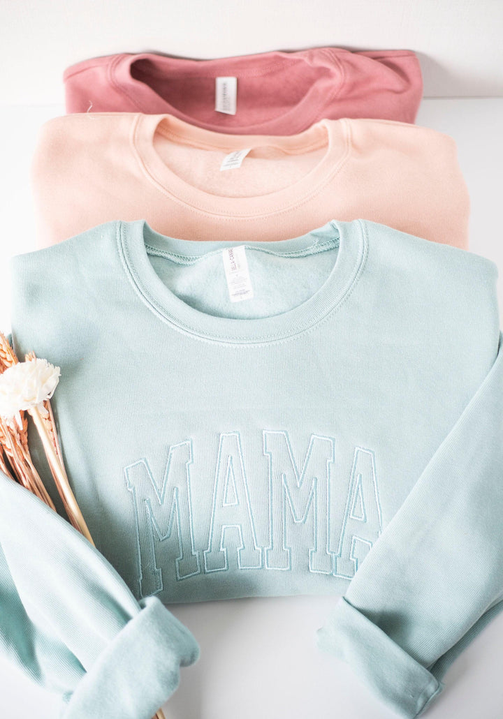 Custom Embroidered Crewneck Sweatshirt, Bella Canvas Crewneck, Personalized Gift Personalized Sweatshirt, Trendy Crewneck Women, KZC250C X