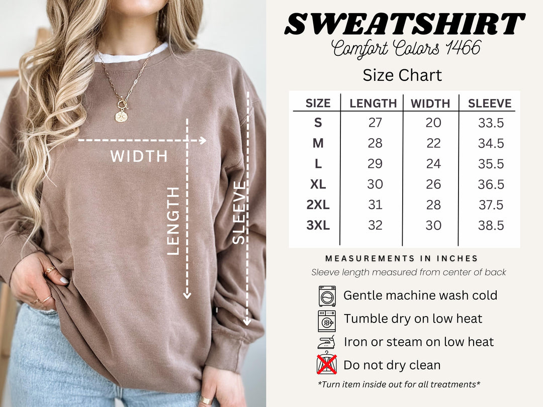 Custom Business Logo Embroidered Sweatshirt, Custom Comfort Colors® Fleece Crewneck, Personalized Gifts, Embroidered Crewneck Custom Logo
