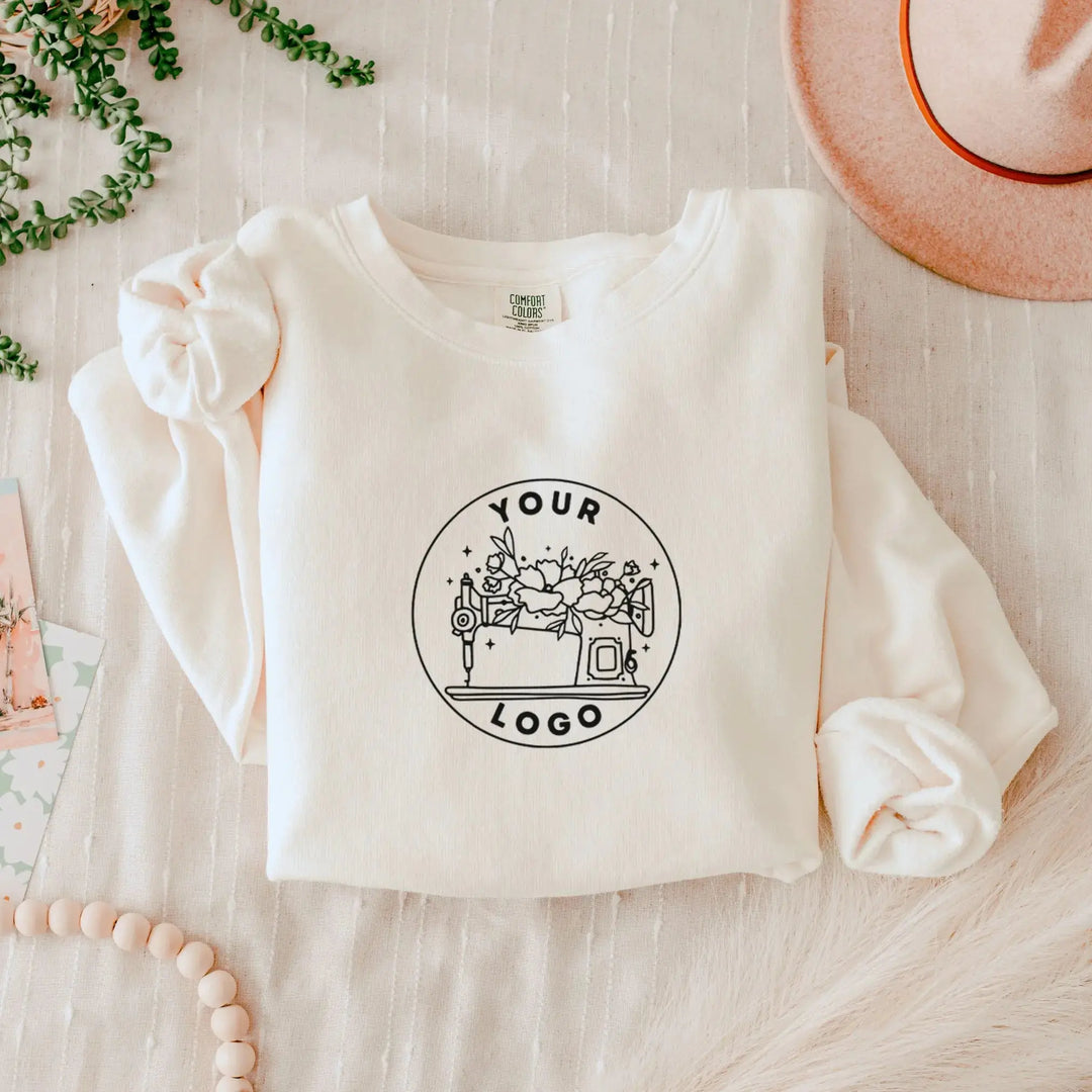 Custom Printed Comfort Colors Crewneck Sweatshirt nunusstudio