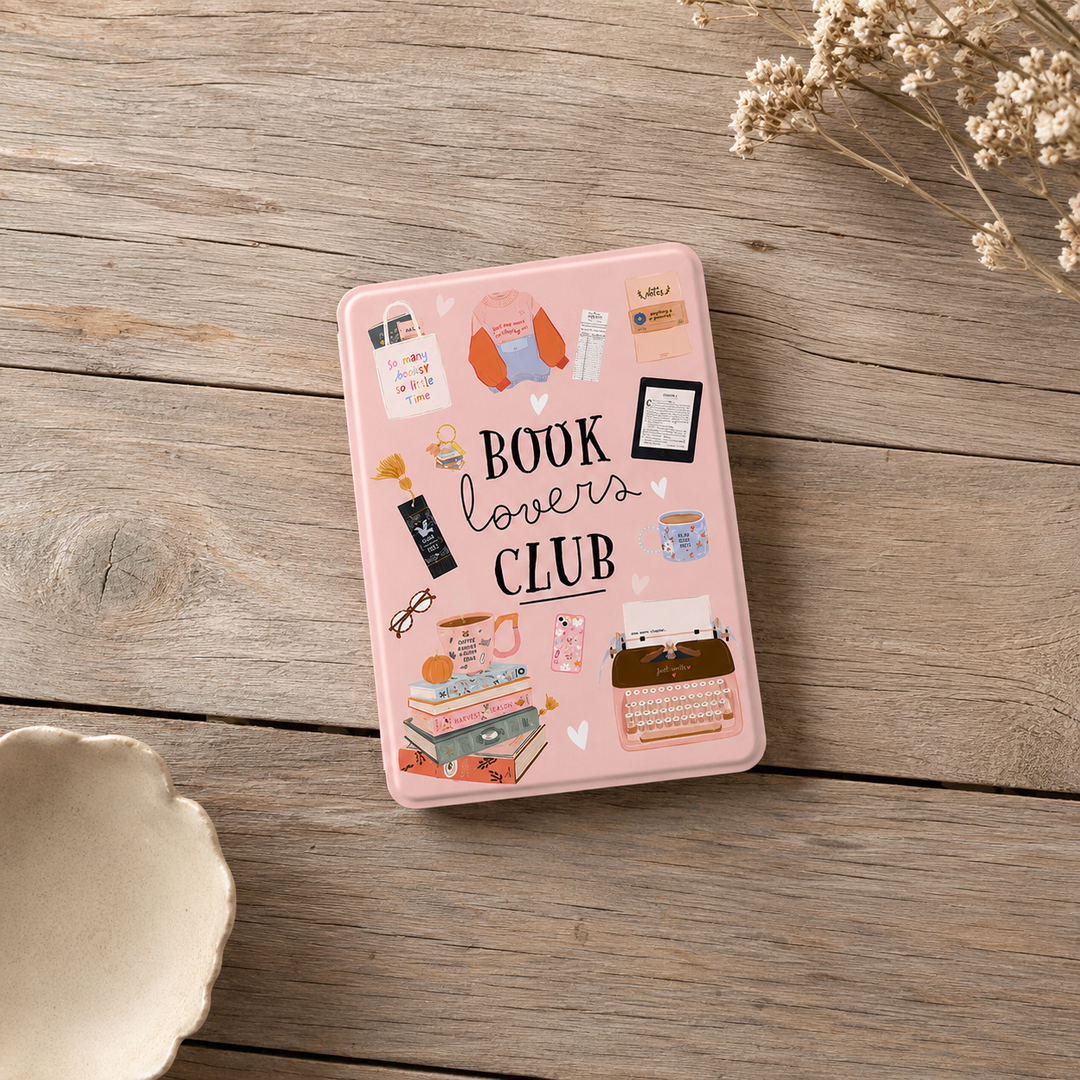 Book Lover Club Floral Kindle Case