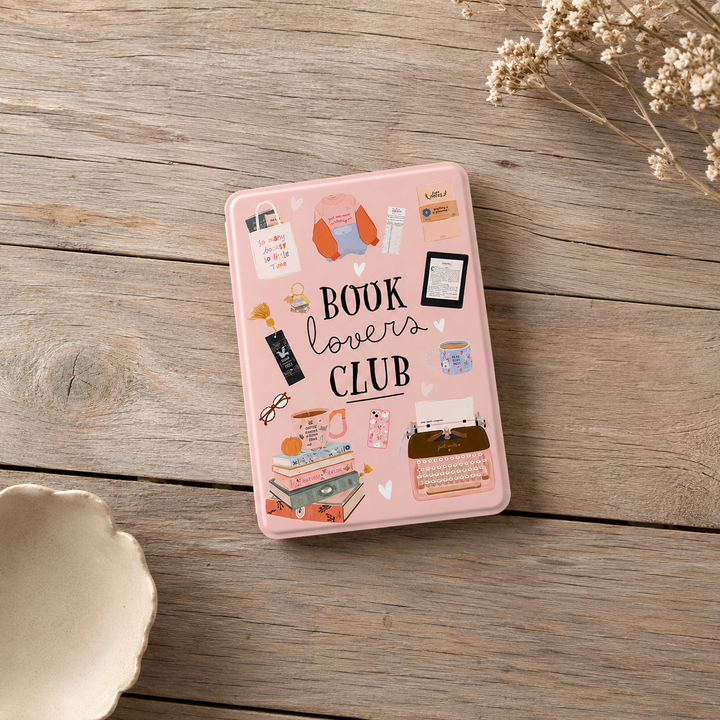 Book Lover Club Floral Kindle Case