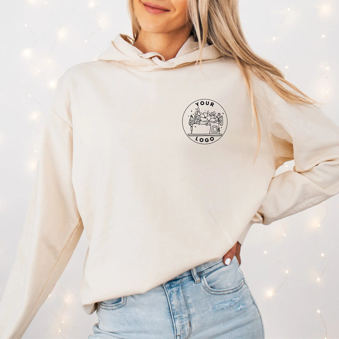 Custom Logo Comfort Colors Hoodie 1467 nunusstudio