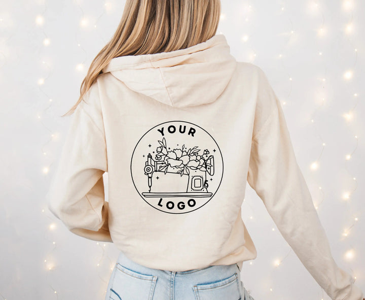 Custom Logo Comfort Colors Hoodie 1467 nunusstudio