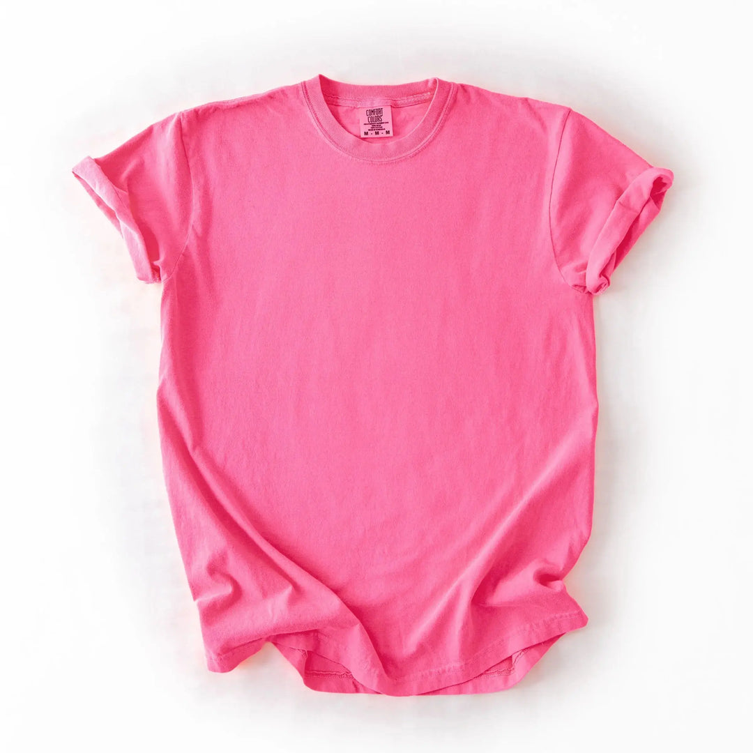 Custom Logo Embroidered Comfort Colors T-shirt, Short Sleeve nunusstudio