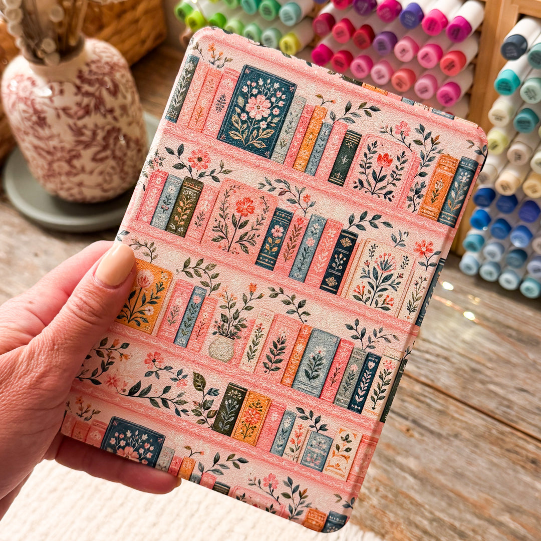 Whimsical Library Kindle Case for 12th Gen Paperwhite & Colorsoft