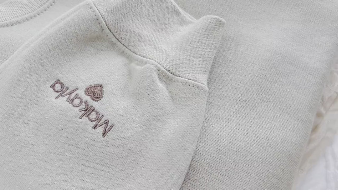 Custom Embroidered Bridesmaid, Collar Embroidered Bridesmaid Sweatshirt, Bridal Party Gift, Bridesmaid Maid of Honor Gift BPN97C X