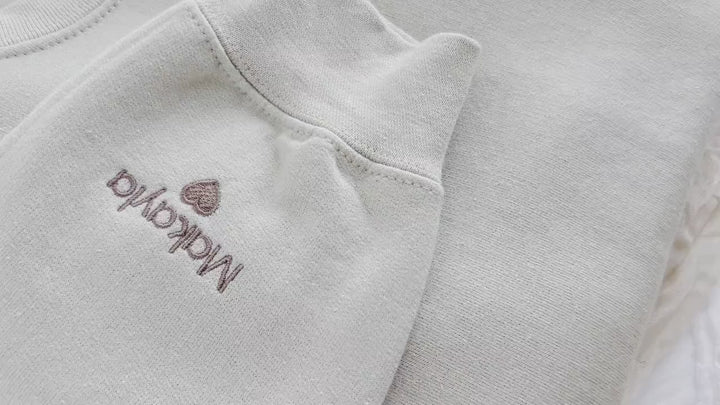 Custom Embroidered Bridesmaid, Collar Embroidered Bridesmaid Sweatshirt, Bridal Party Gift, Bridesmaid Maid of Honor Gift BPN97C X