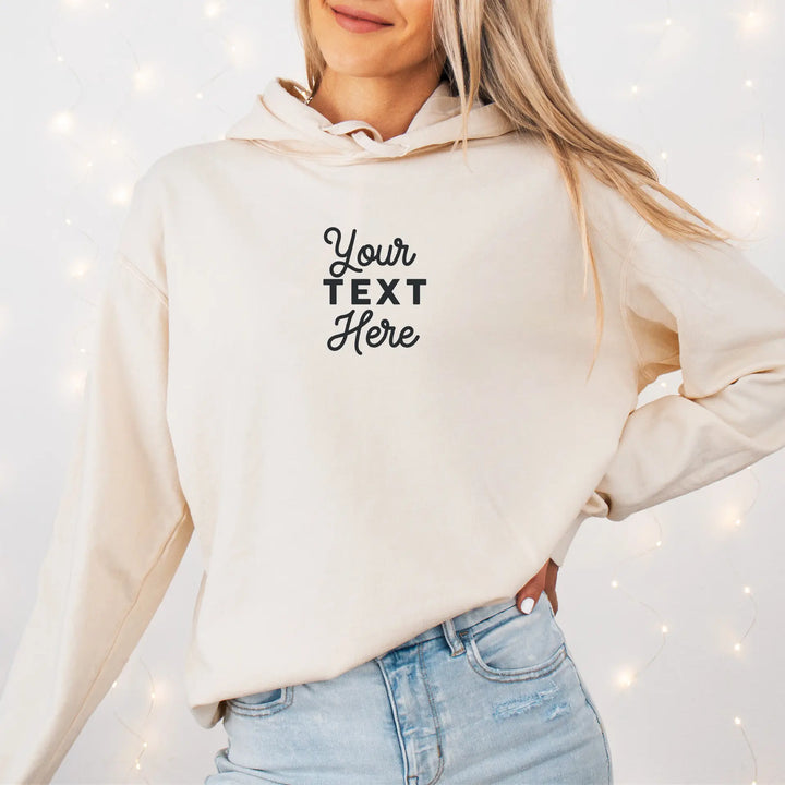 Custom Comfort Colors Hoodie, Custom Text, 1467 nunusstudio