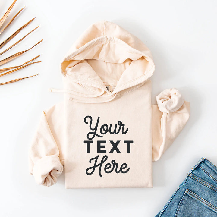 Custom Comfort Colors Hoodie, Custom Text, 1467 nunusstudio
