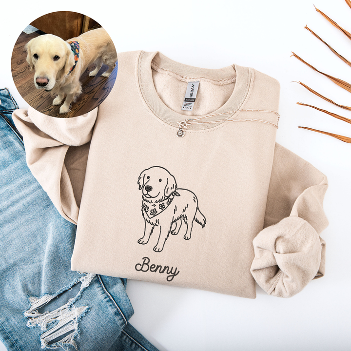 Custom Ugly Dog Portrait Sweatshirt