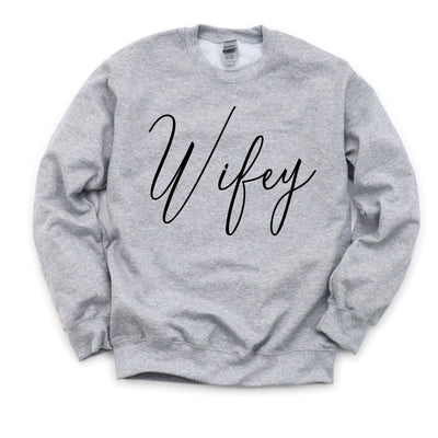 Sport Grey Wifey Sweatshirt