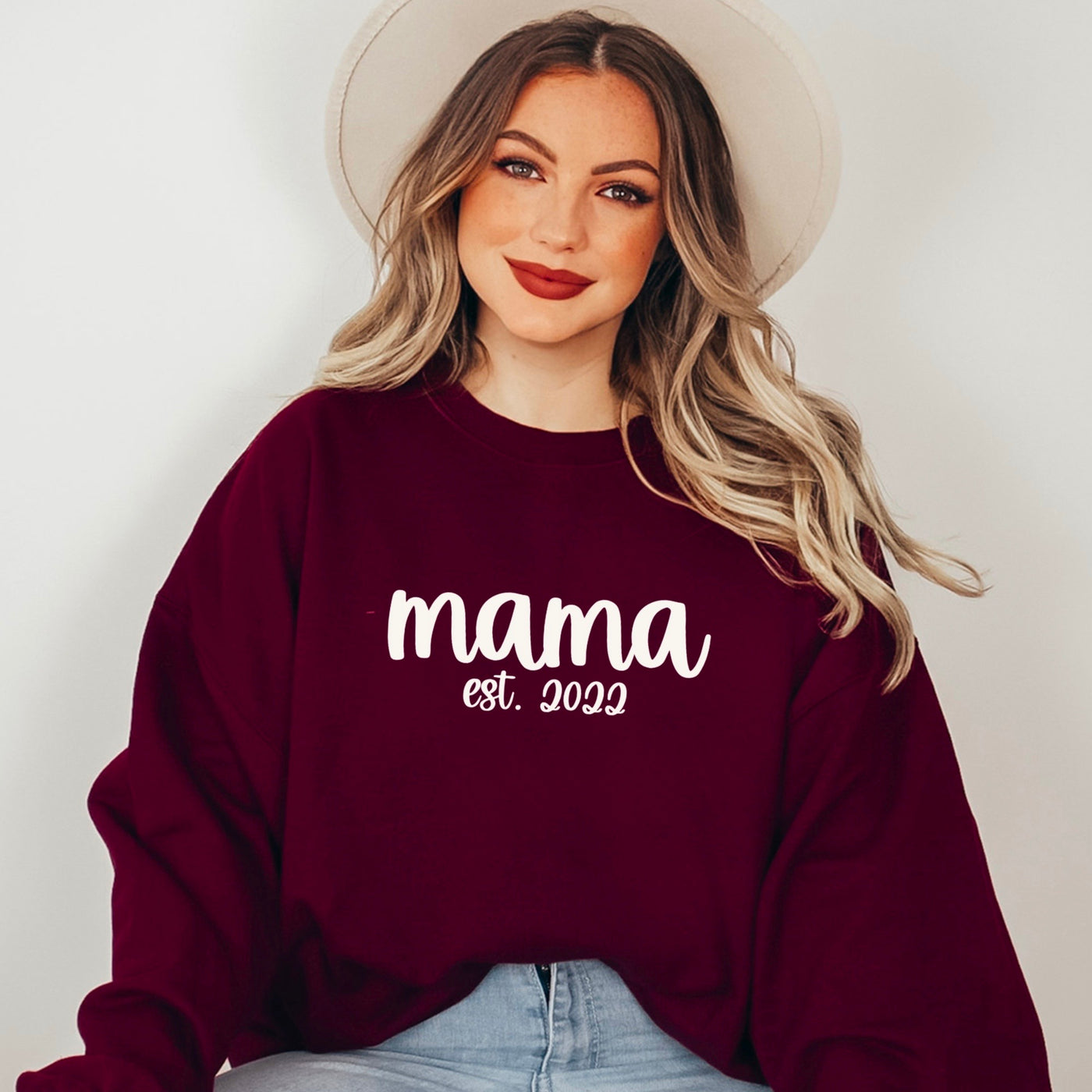 maroon mama sweatshirt