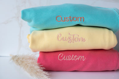 Custom Embroidered Crewneck Sweatshirt