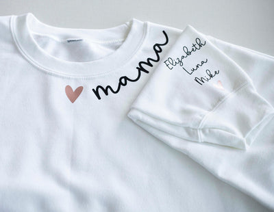 Mama Sweatshirt with Kids Names